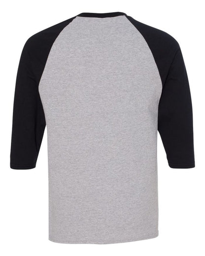 Unisex Midweight Reglan Sleeve Cotton Blend T-Shirt