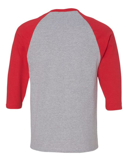 Unisex Midweight Reglan Sleeve Cotton Blend T-Shirt