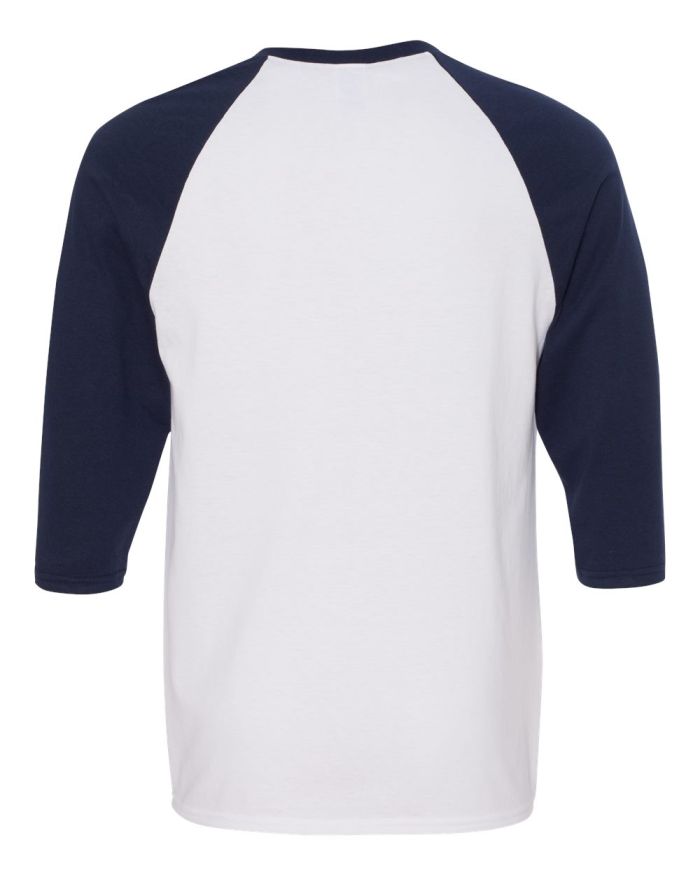 Unisex Midweight Reglan Sleeve Cotton Blend T-Shirt