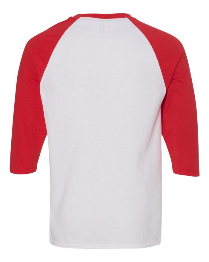 Unisex Midweight Reglan Sleeve Cotton Blend T-Shirt