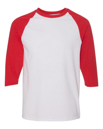 Unisex Midweight Reglan Sleeve Cotton Blend T-Shirt