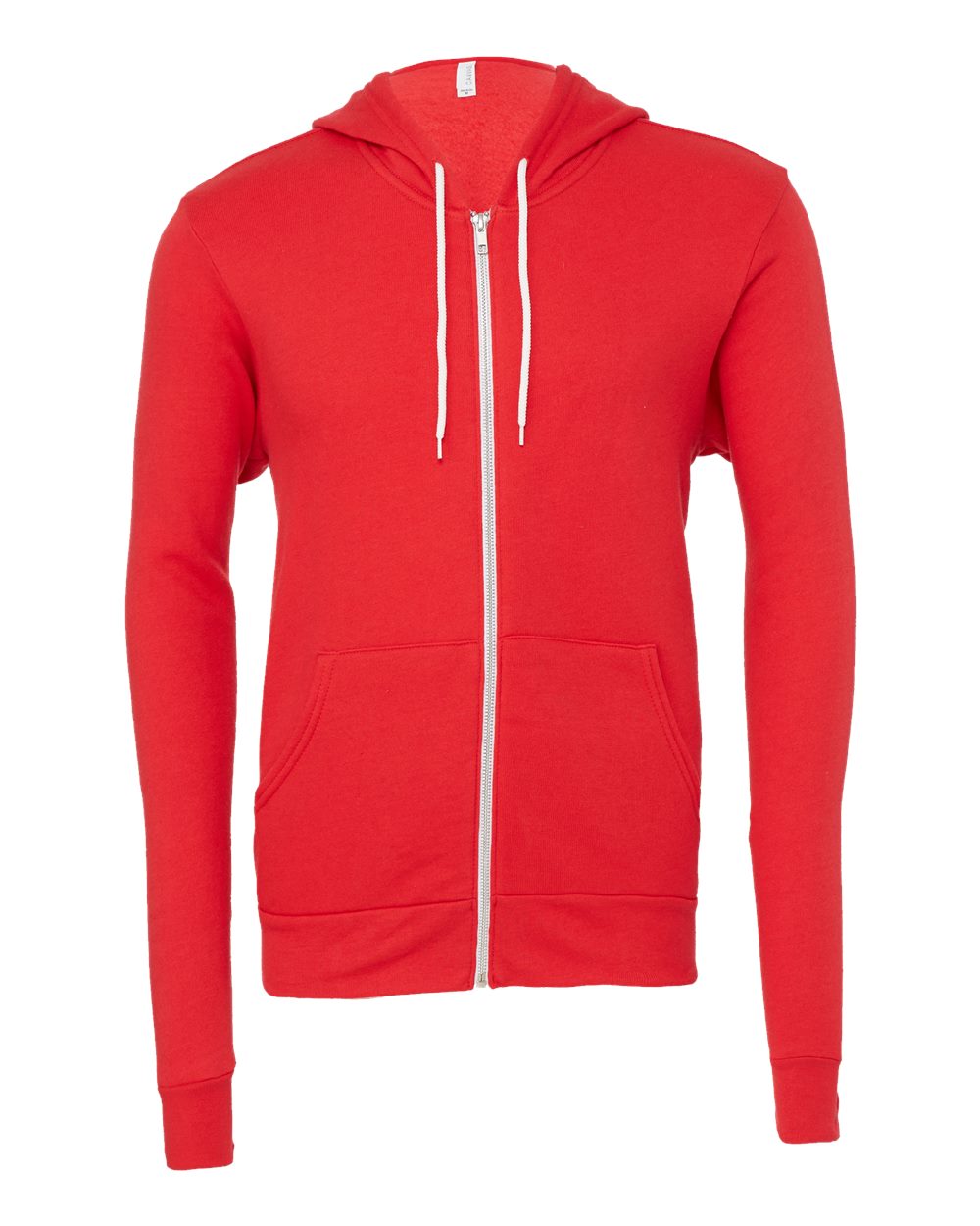 Unisex Light weight Cotton Blend Zipper Hoodie