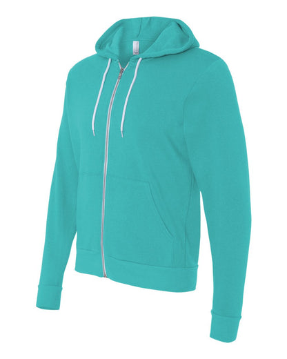 Unisex Light weight Cotton Blend Zipper Hoodie