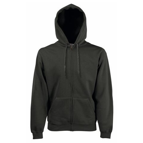 Men's Midweight Cotton Blend Zipper Hoodie