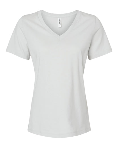 Women's V Neck Midweight Cotton Blend T-Shirt