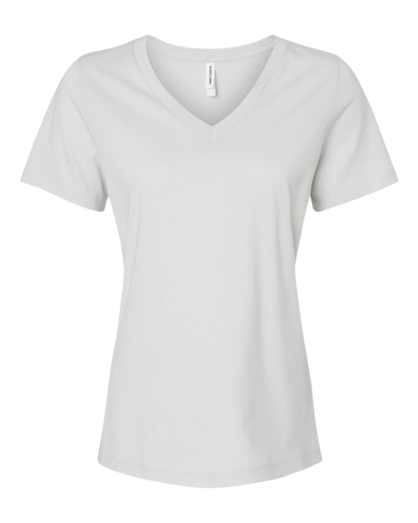 Women's V Neck Midweight Cotton T-Shirt