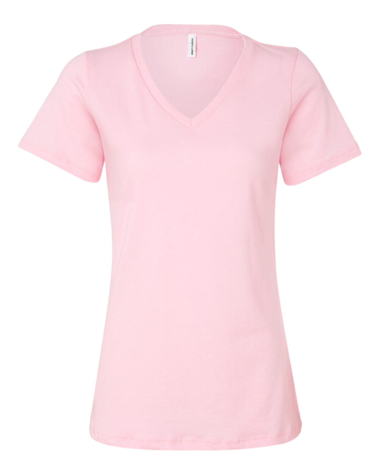 Women's V Neck Midweight Cotton T-Shirt