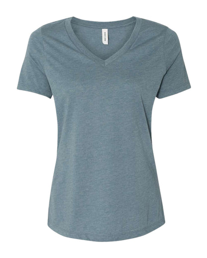 Women's V Neck Midweight Cotton Blend T-Shirt