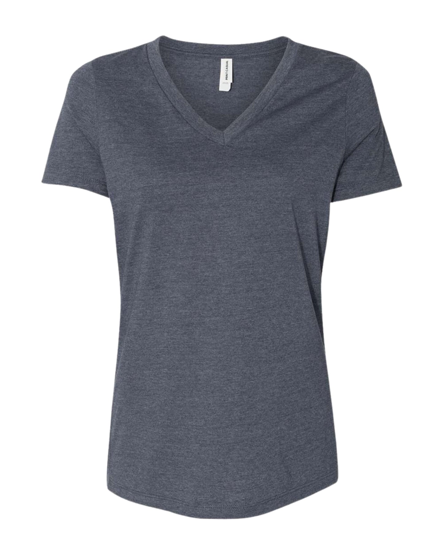 Women's V Neck Midweight Cotton T-Shirt