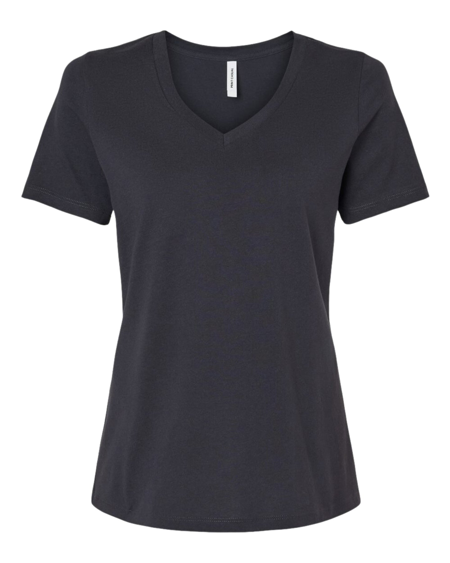 Women's V Neck Midweight Cotton Blend T-Shirt