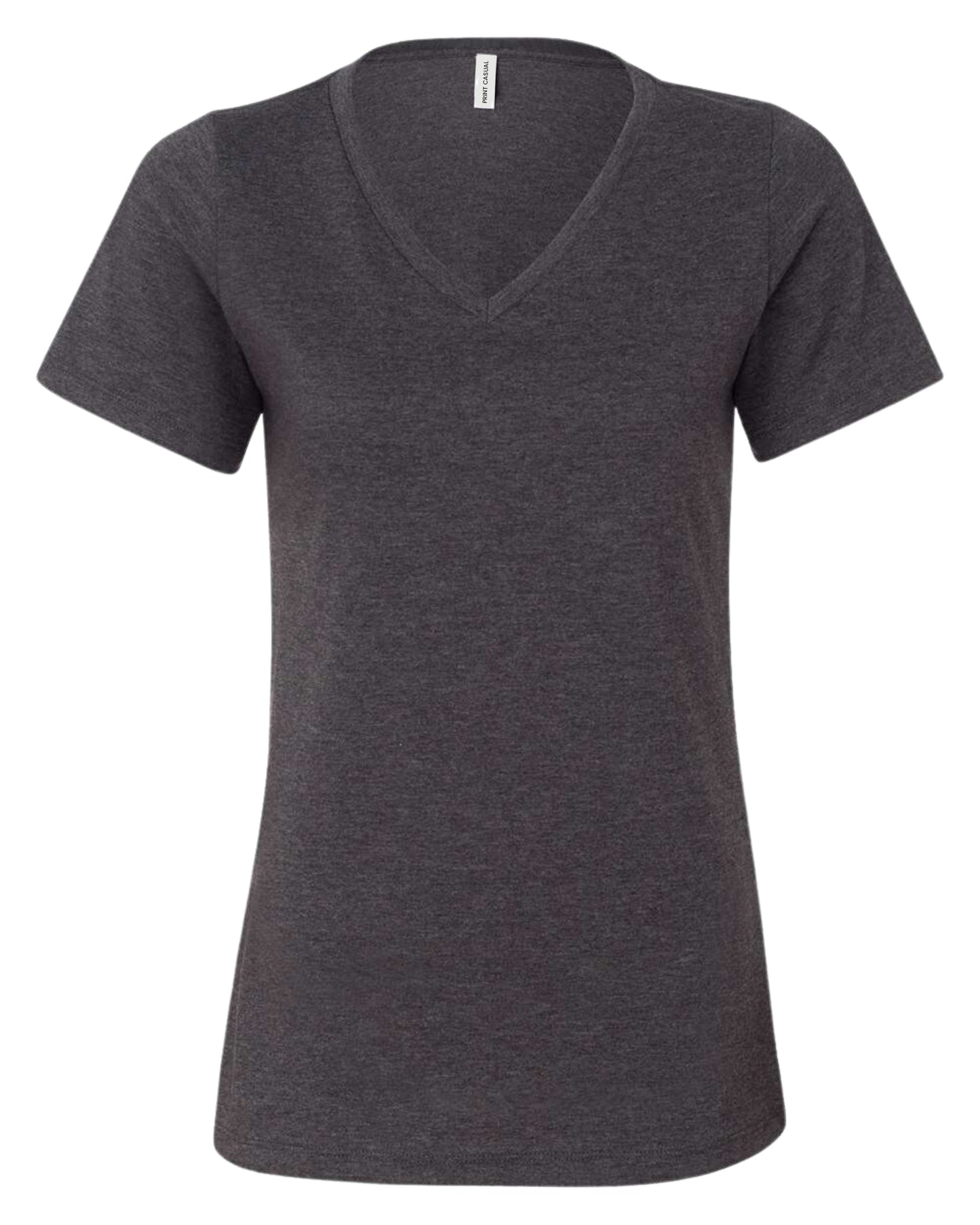 Women's V Neck Midweight Cotton T-Shirt