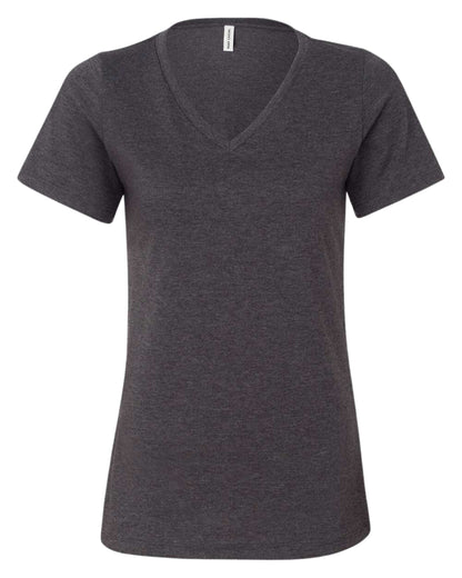 Women's V Neck Midweight Cotton Blend T-Shirt