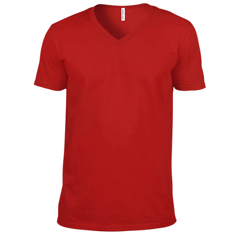 Men's Heavyweight V-Neck Cotton T-shirt