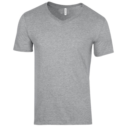 Men's Heavyweight V-Neck Cotton T-shirt