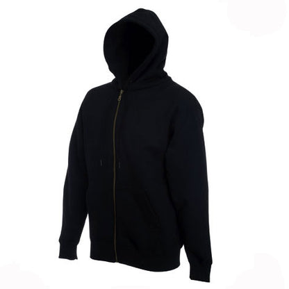 Men's Midweight Cotton Blend Zipper Hoodie