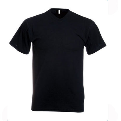 Men's Midweight V-Neck Cotton T-Shirt