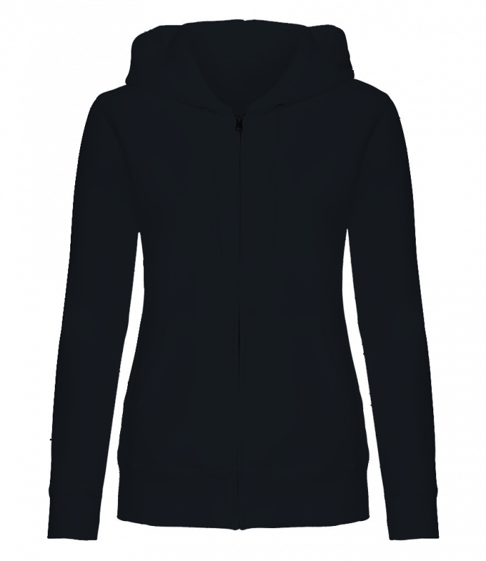 Women's Light Cotton Blend Zipper Hoodie