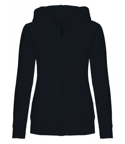 Women's Light Cotton Blend Zipper Hoodie