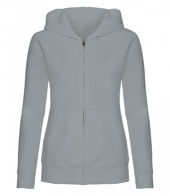 Women's Light Cotton Blend Zipper Hoodie