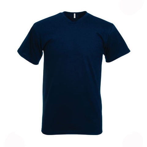 Men's Midweight V-Neck Cotton T-Shirt