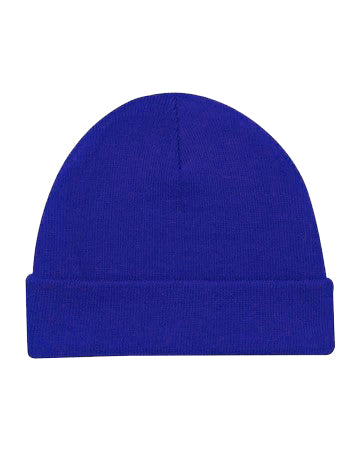 Navy Acrylic Beanie Hat