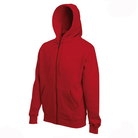 Men's Midweight Cotton Blend Zipper Hoodie