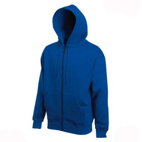 Men's Midweight Cotton Blend Zipper Hoodie